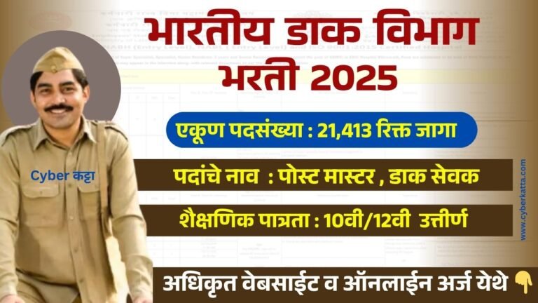 India Post Office Bharti 2025
