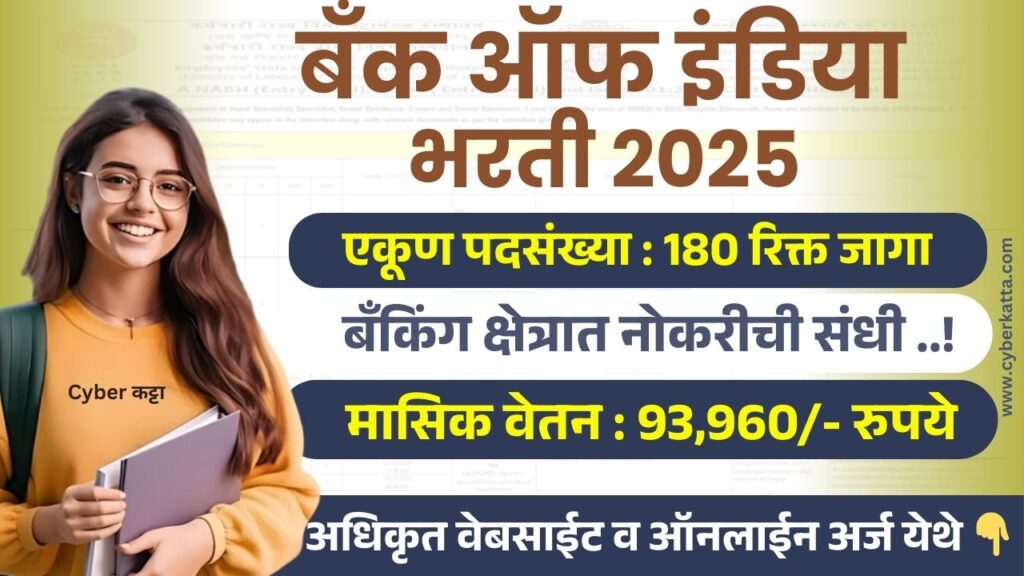 Bank Of India Bharti 2025