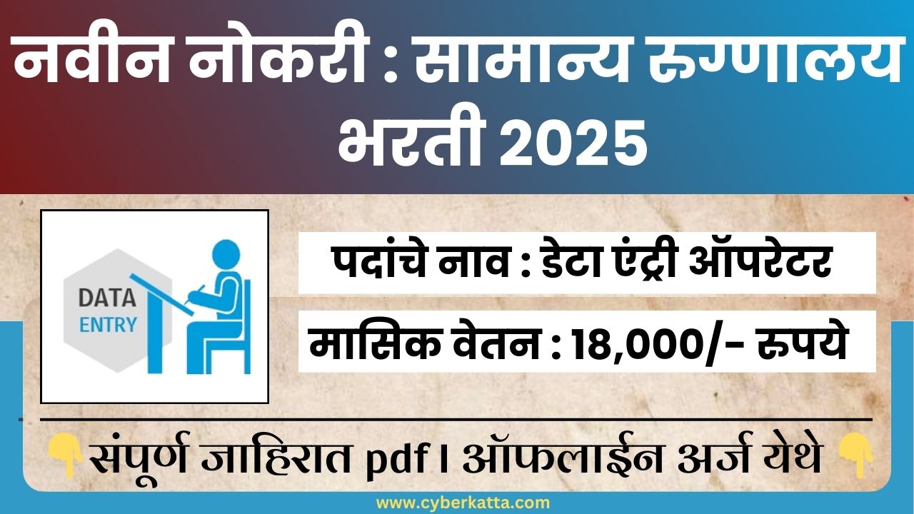Data Entry Operator Bharti 2025