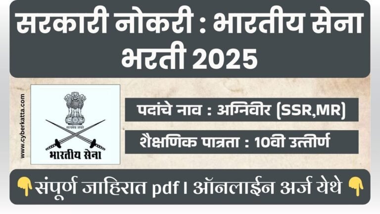 Indian Army Agniveer Bharti 2025