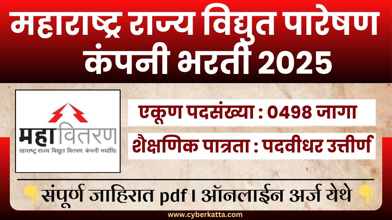 MahaTransco Bharti 2025