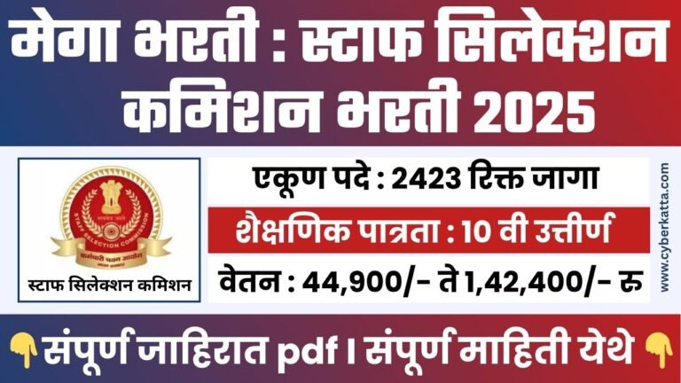 SSC BHARTI 2025